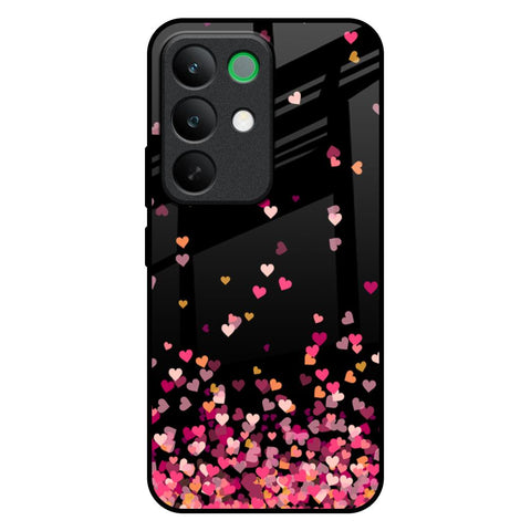 Heart Rain Fall Realme C85 5G Glass Back Cover Online
