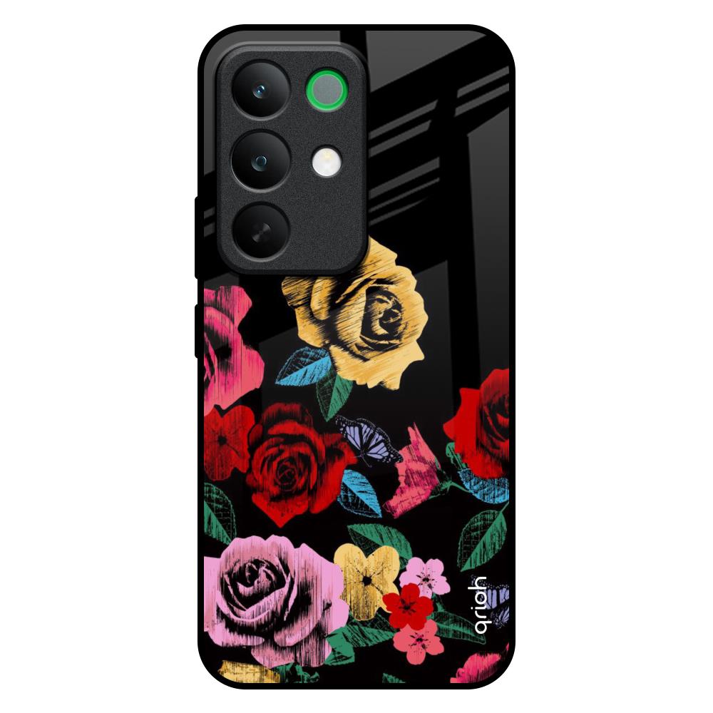Floral Decorative Realme C85 5G Glass Back Cover Online