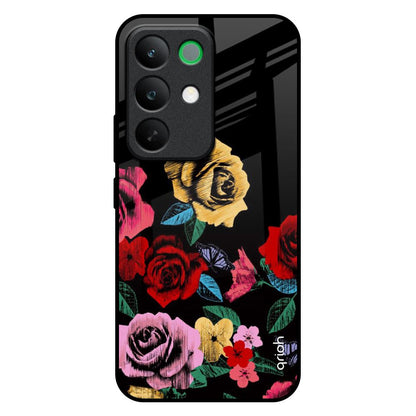 Floral Decorative Realme C85 5G Glass Back Cover Online