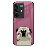 Funny Pug Face Realme C85 5G Glass Back Cover Online