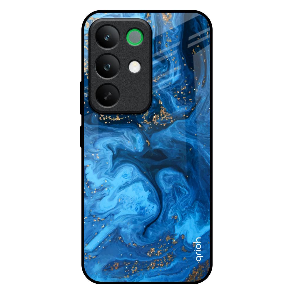 Gold Sprinkle Realme C85 5G Glass Back Cover Online