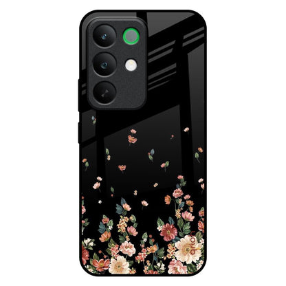 Floating Floral Print Realme C85 5G Glass Back Cover Online