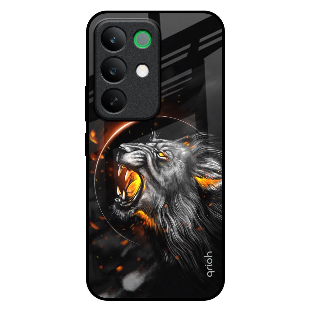 Aggressive Lion Realme C85 5G Glass Back Cover Online