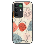 Abstract Faces Realme C85 5G Glass Back Cover Online