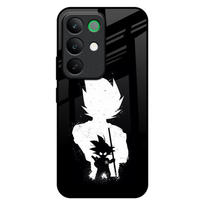 Monochrome Goku Realme C85 5G Glass Back Cover Online