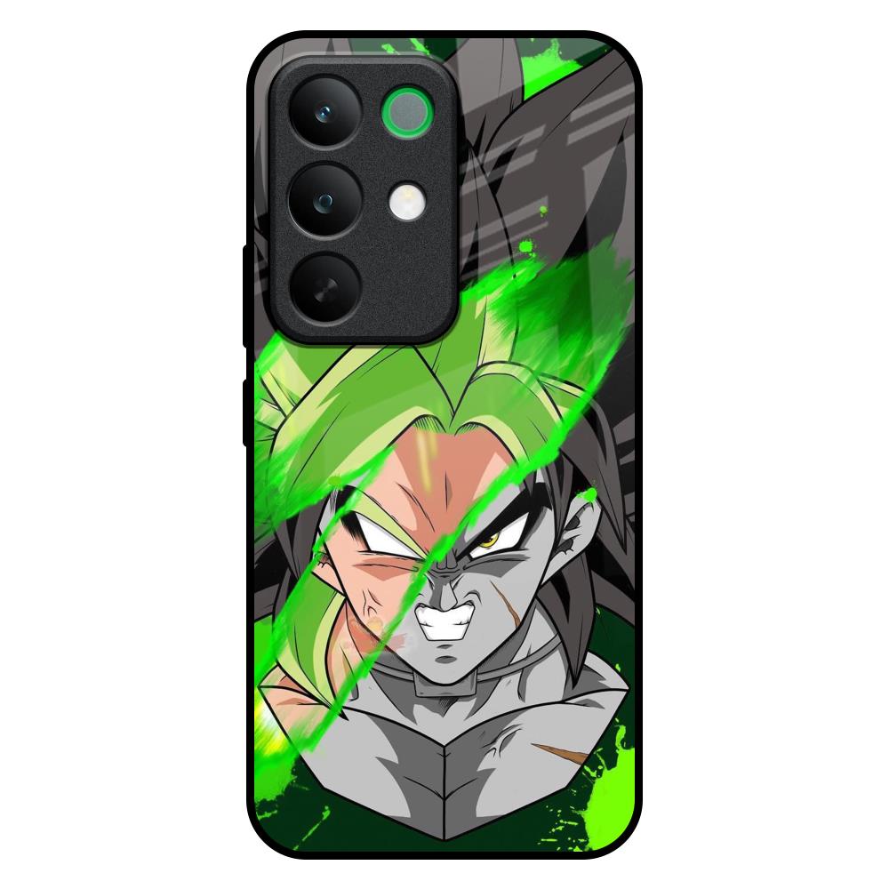 Anime Green Splash Realme C85 5G Glass Back Cover Online