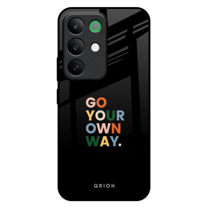 Go Your Own Way Realme C85 5G Glass Back Cover Online