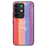 Lucky Abstract Realme C85 5G Glass Back Cover Online