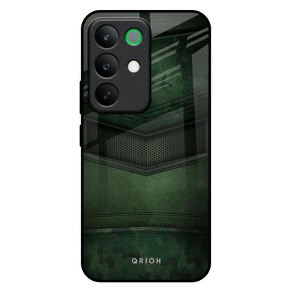 Green Leather Realme C85 5G Glass Back Cover Online