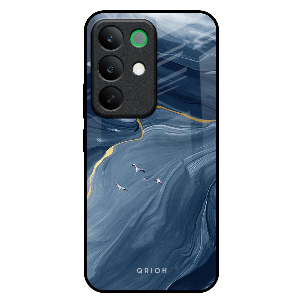 Deep Ocean Marble Realme C85 5G Glass Back Cover Online