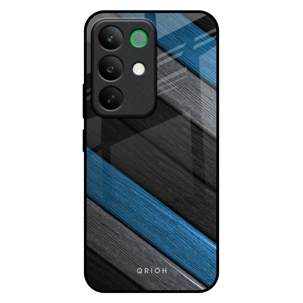 Multicolor Wooden Effect Realme C85 5G Glass Back Cover Online