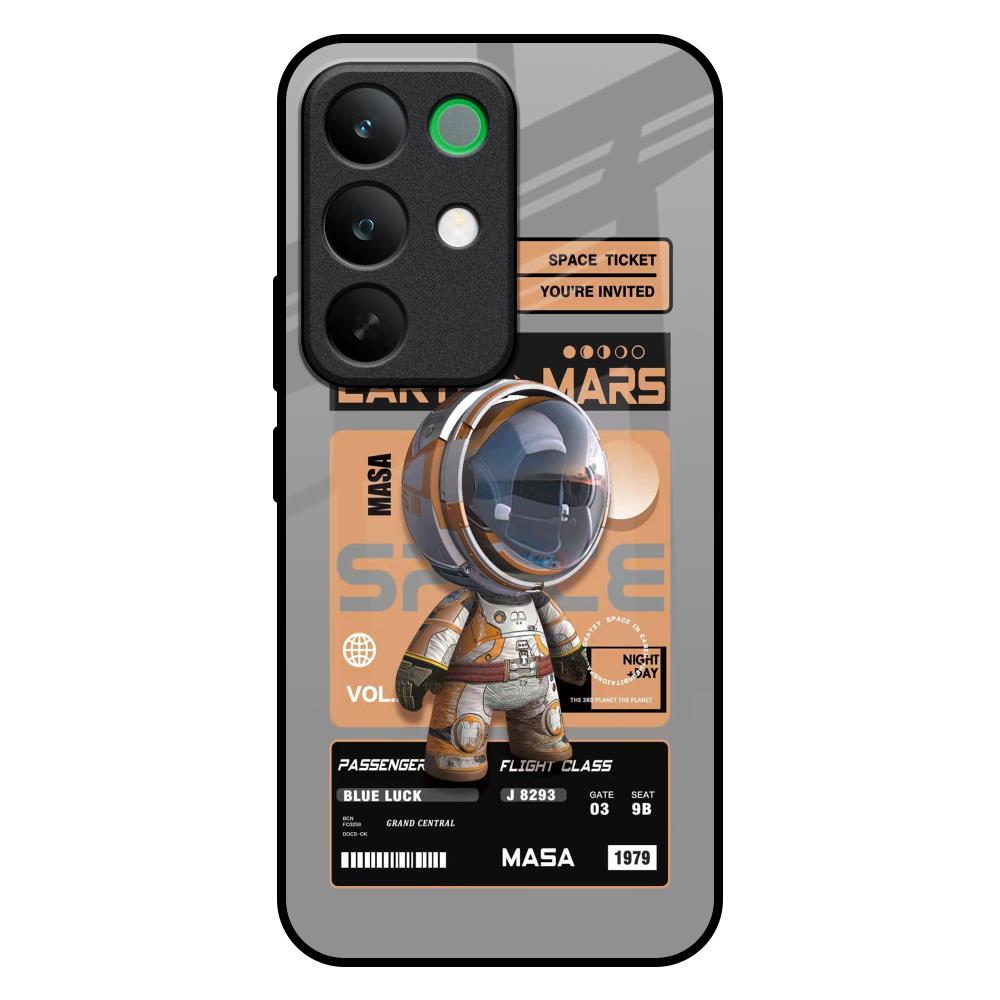 Space Ticket Realme C85 5G Glass Back Cover Online