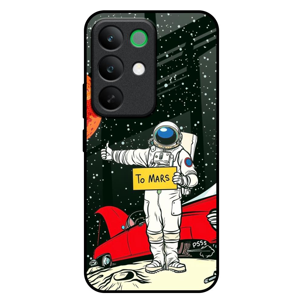 Astronaut on Mars Realme C85 5G Glass Back Cover Online