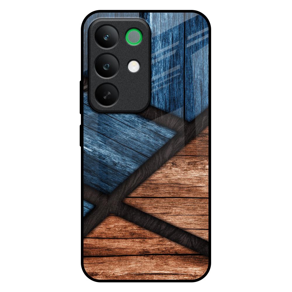 Wooden Tiles Realme C85 5G Glass Back Cover Online