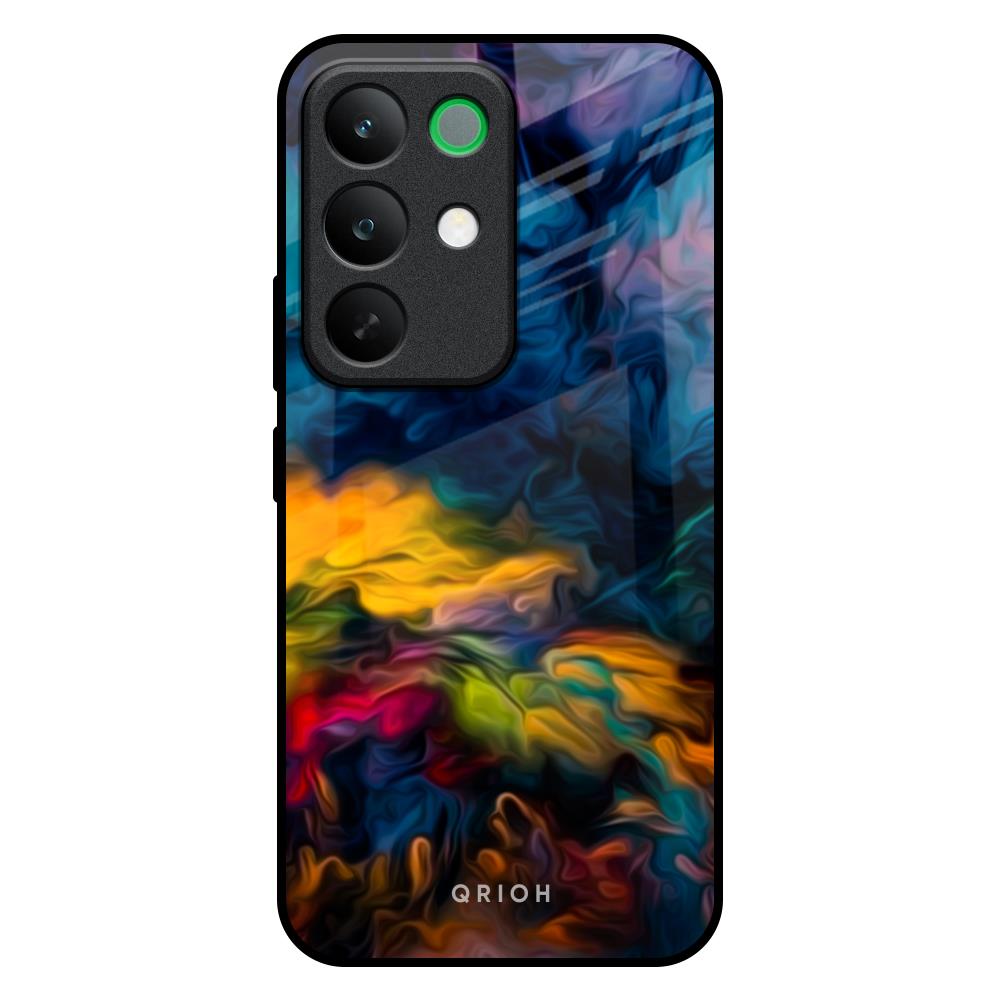 Multicolor Oil Painting Realme C85 5G Glass Back Cover Online