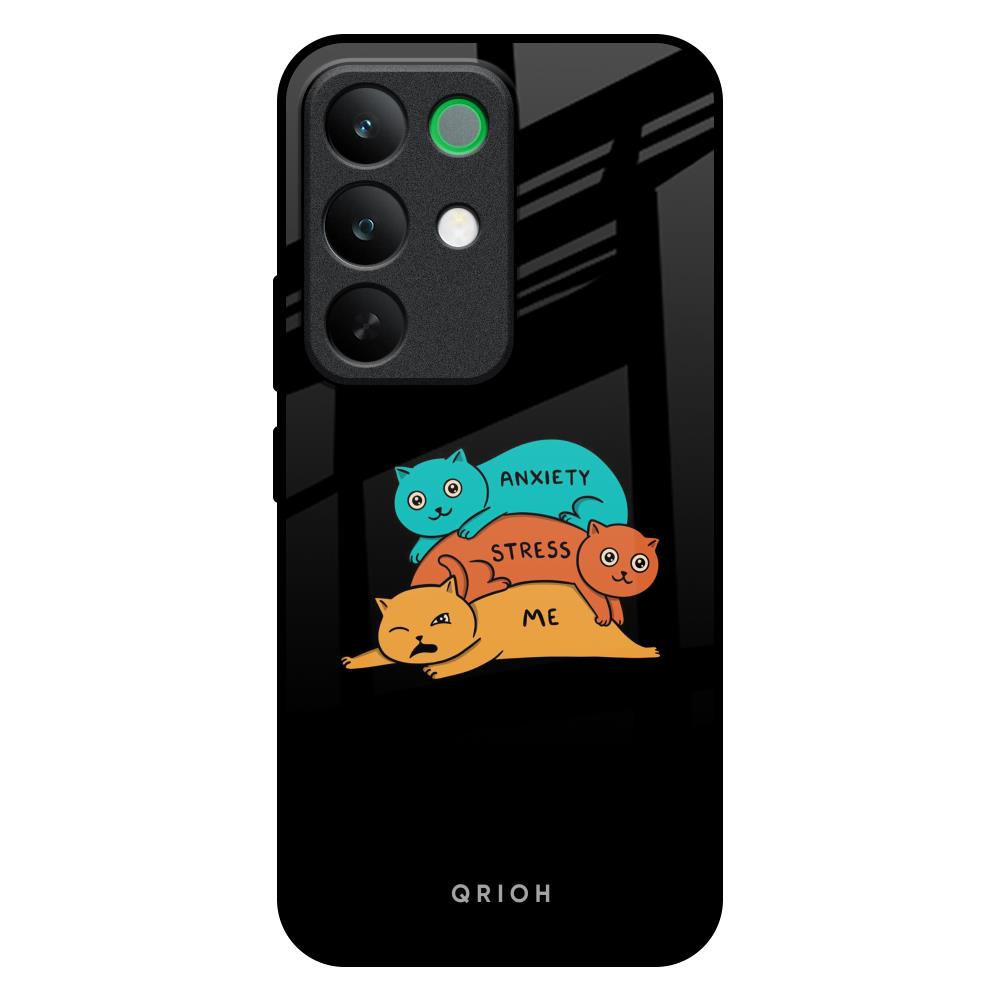 Anxiety Stress Realme C85 5G Glass Back Cover Online