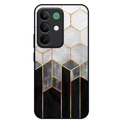 Tricolor Pattern Realme C85 5G Glass Back Cover Online
