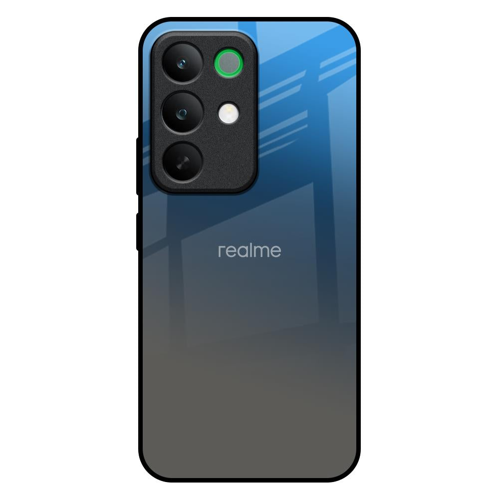 Blue Grey Ombre Realme C85 5G Glass Back Cover Online