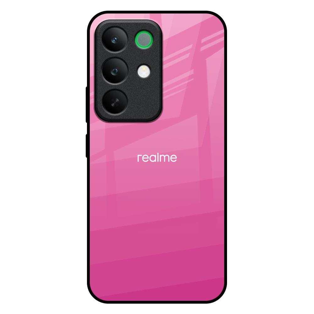 Pink Ribbon Caddy Realme C85 5G Glass Back Cover Online