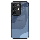 Navy Blue Ombre Realme C85 5G Glass Back Cover Online