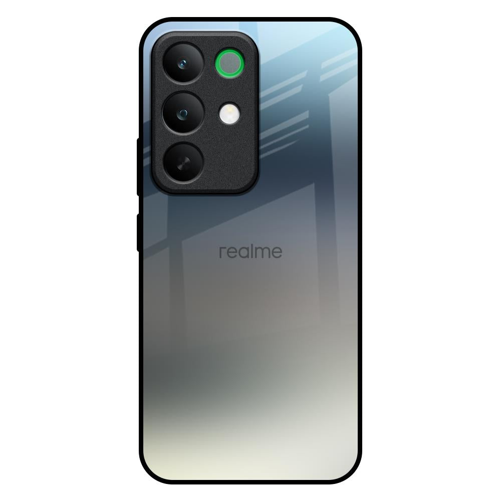 Tricolor Ombre Realme C85 5G Glass Back Cover Online