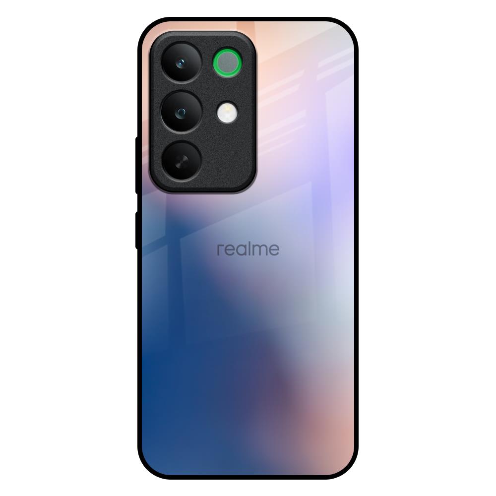 Blue Mauve Gradient Realme C85 5G Glass Back Cover Online