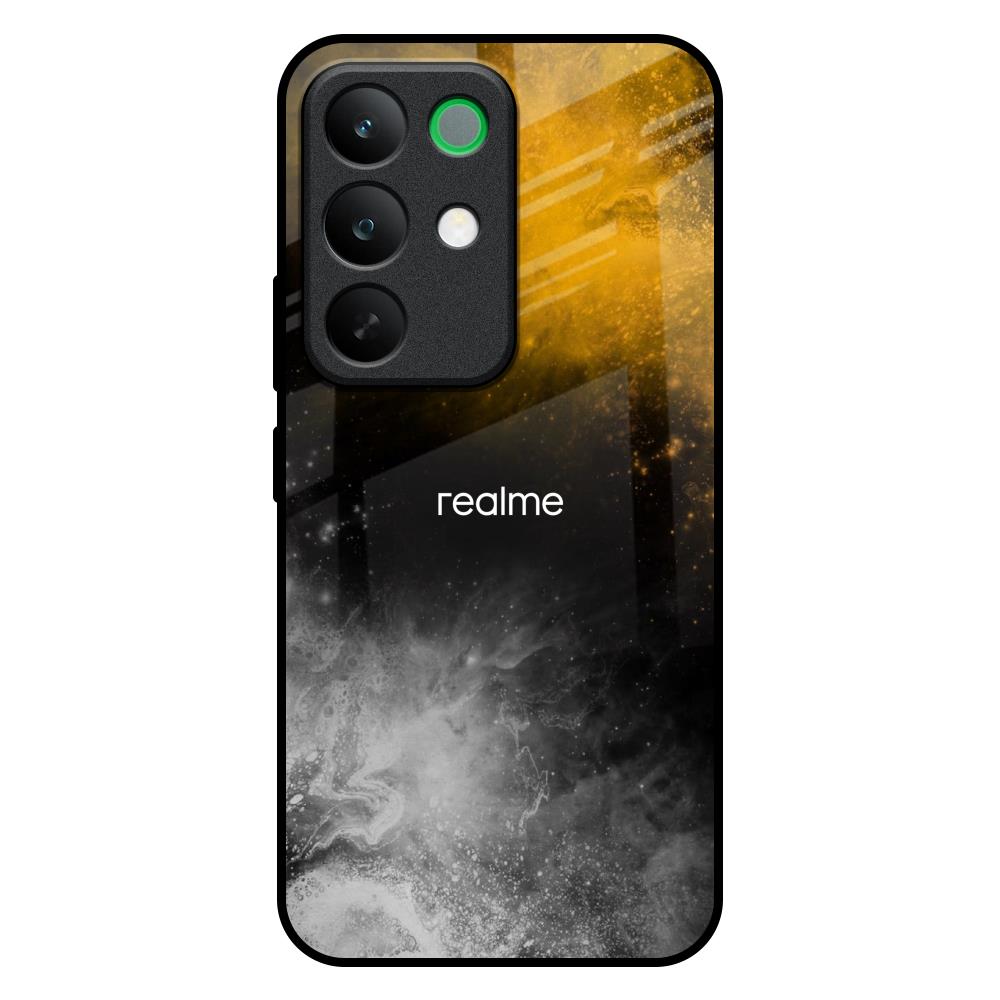 Gold Gradient Realme C85 5G Glass Back Cover Online