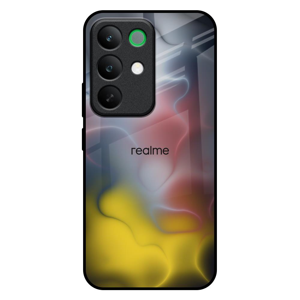 Colorful Smoke Realme C85 5G Glass Back Cover Online