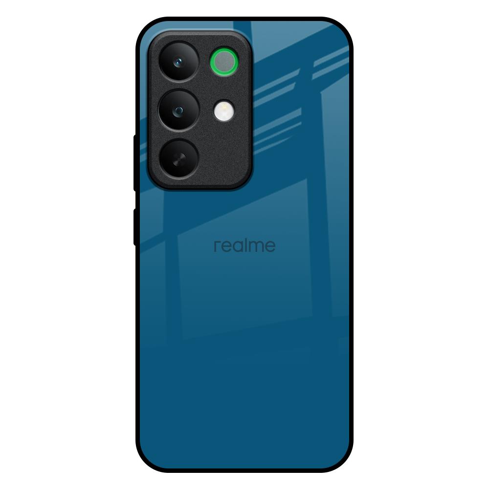 Cobalt Blue Realme C85 5G Glass Back Cover Online
