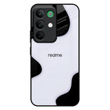 Wheat Cream Wavy Realme C85 5G Glass Back Cover Online