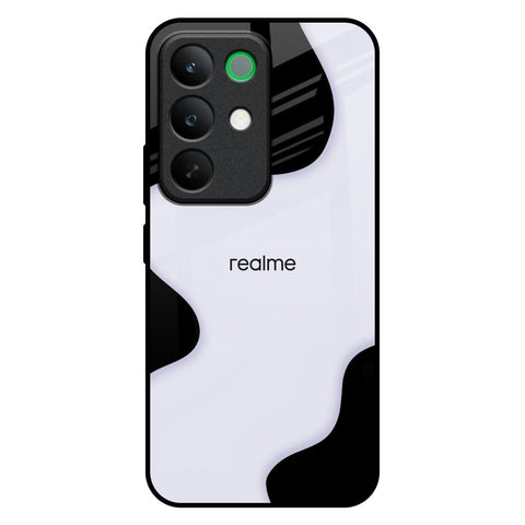 Wheat Cream Wavy Realme C85 5G Glass Back Cover Online