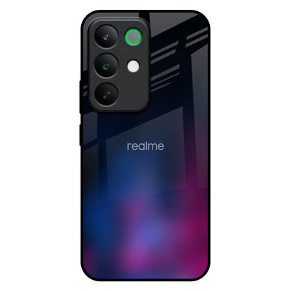 Pink Smudge Realme C85 5G Glass Back Cover Online
