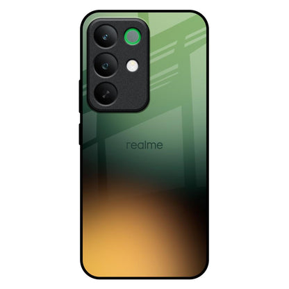 Blurry Forest Realme C85 5G Glass Back Cover Online
