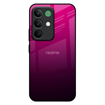 Purple Ombre Pattern Realme C85 5G Glass Back Cover Online