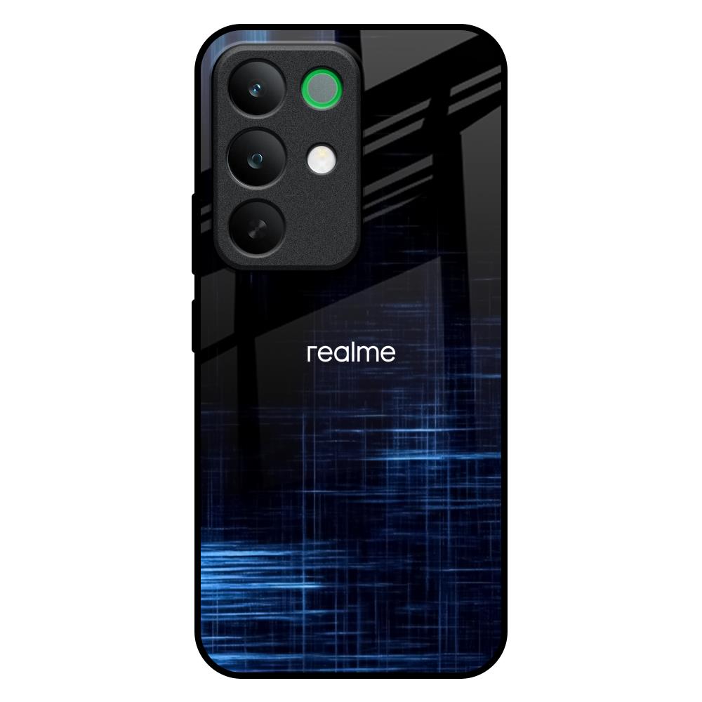 Blue Scratch Realme C85 5G Glass Back Cover Online