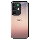 Golden Mauve Realme C85 5G Glass Back Cover Online