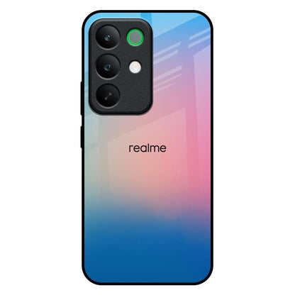 Blue & Pink Ombre Realme C85 5G Glass Back Cover Online