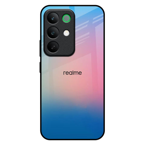 Blue & Pink Ombre Realme C85 5G Glass Back Cover Online