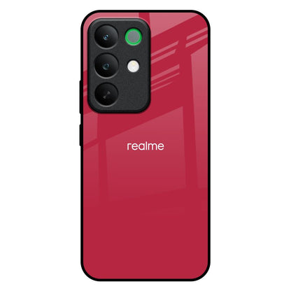 Solo Maroon Realme C85 5G Glass Back Cover Online