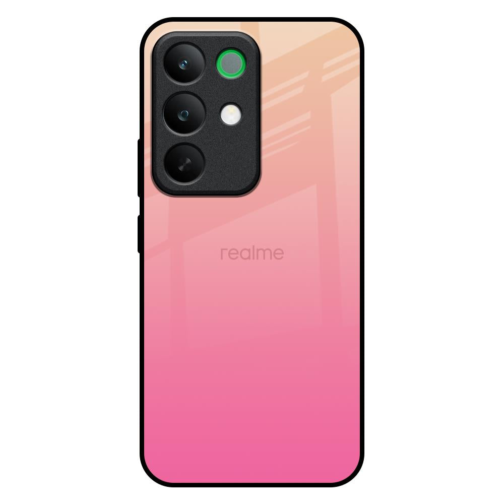 Pastel Pink Gradient Realme C85 5G Glass Back Cover Online