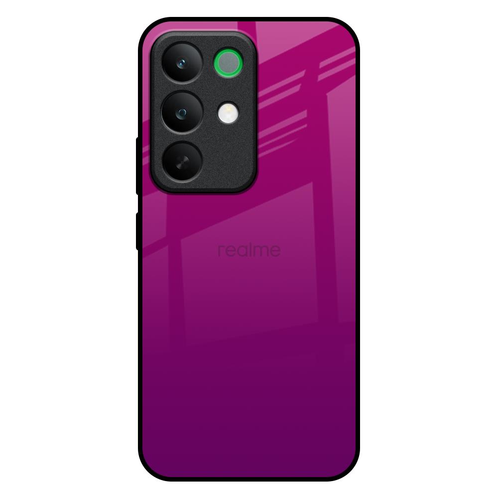 Magenta Gradient Realme C85 5G Glass Back Cover Online