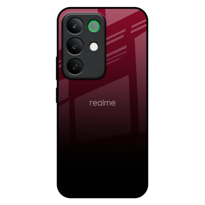 Wine Red Realme C85 5G Glass Back Cover Online