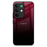 Wine Red Realme C85 5G Glass Back Cover Online