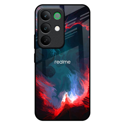 Brush Art Realme C85 5G Glass Back Cover Online