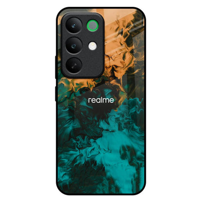 Watercolor Wave Realme C85 5G Glass Back Cover Online