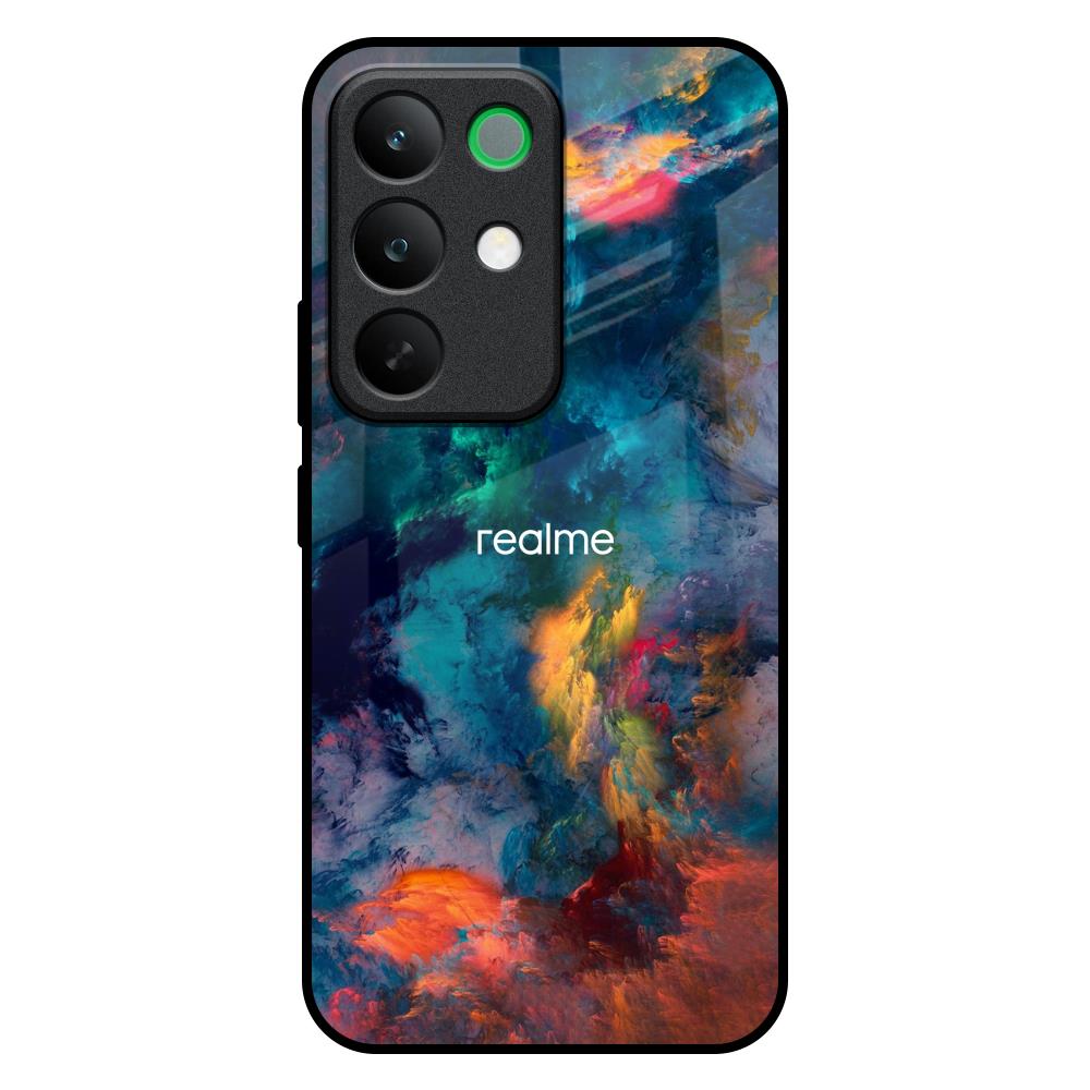 Colored Storm Realme C85 5G Glass Back Cover Online