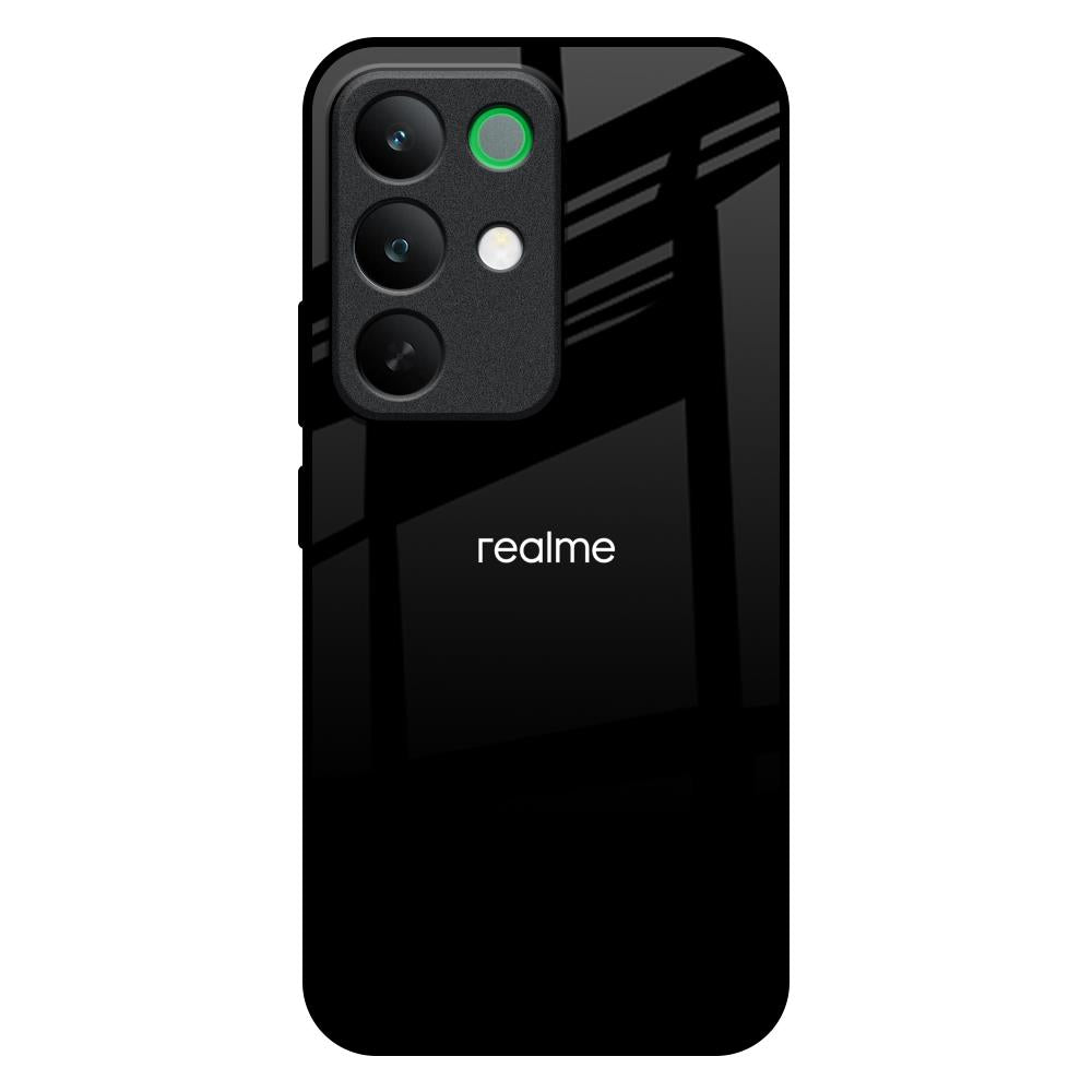 Jet Black Realme C85 5G Glass Back Cover Online