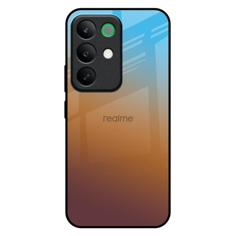 Rich Brown Realme C85 5G Glass Back Cover Online