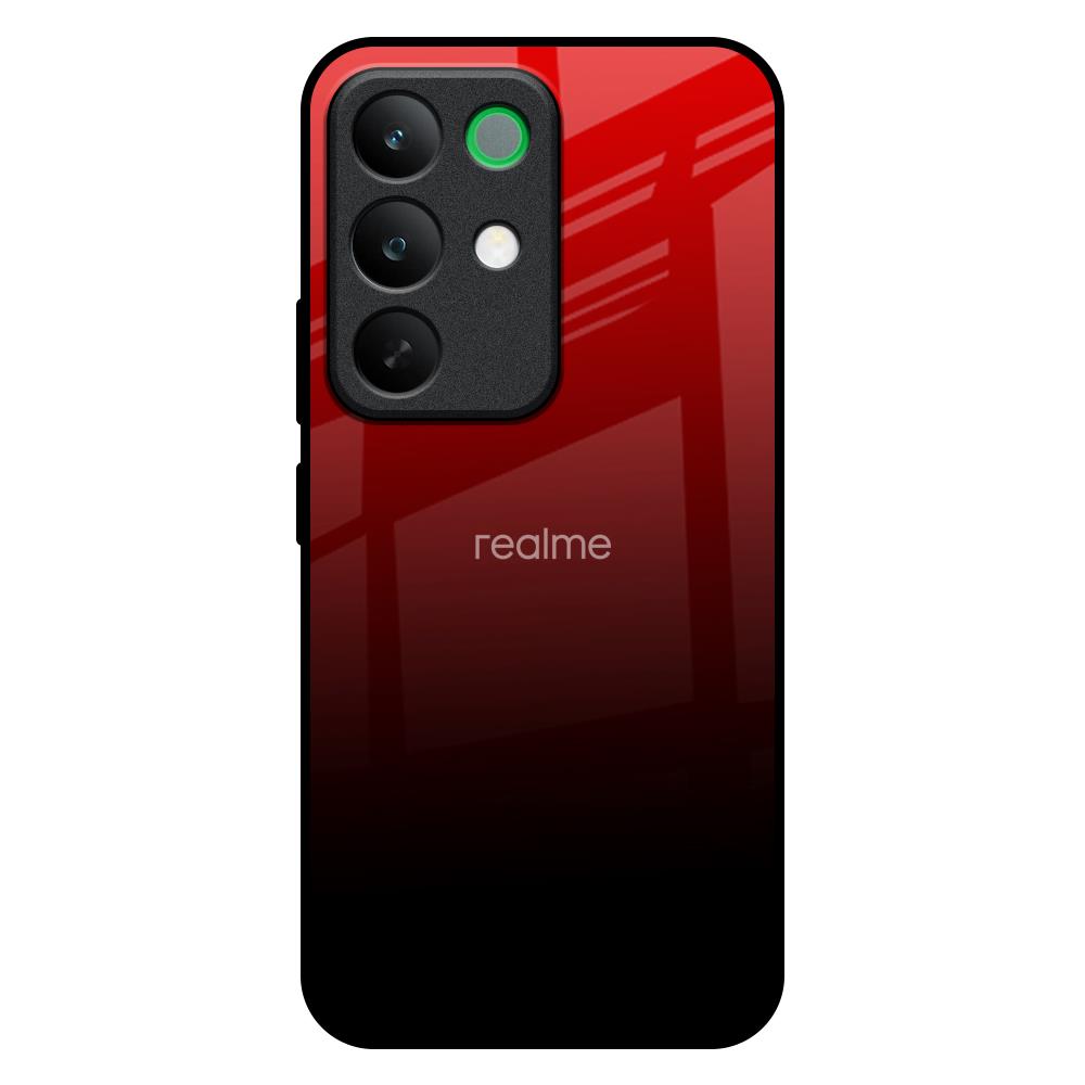 Maroon Faded Realme C85 5G Glass Back Cover Online