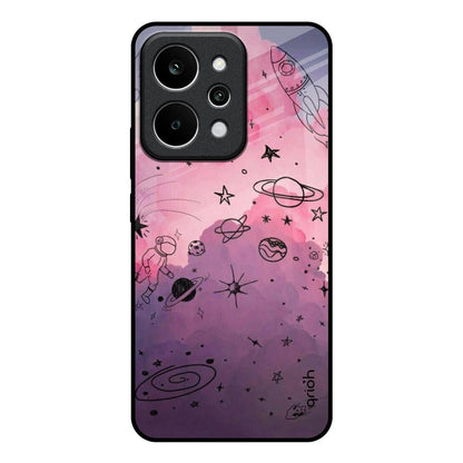 Space Doodles Realme P4 Power 5G Glass Back Cover Online